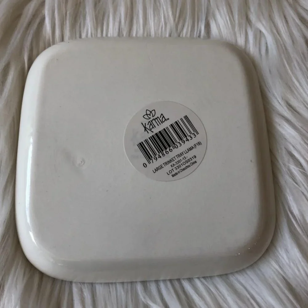 Llama Trinket Dish